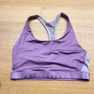 Peloton Purple Lilac Racerback Performance Sports Bra